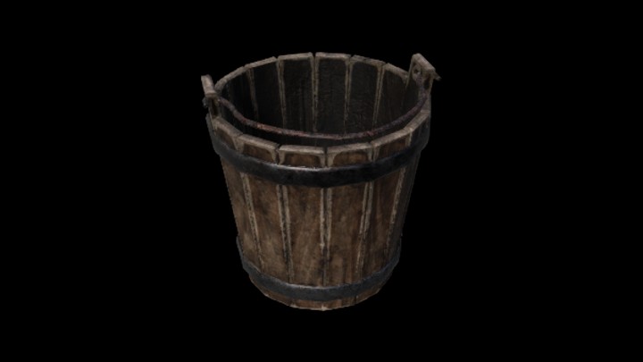 UE项目资源_模型资源_木桶452