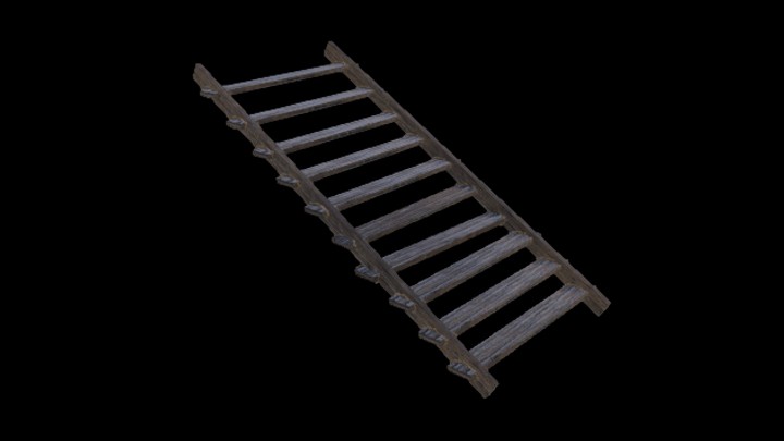 UE项目资源_模型资源_木阶梯001