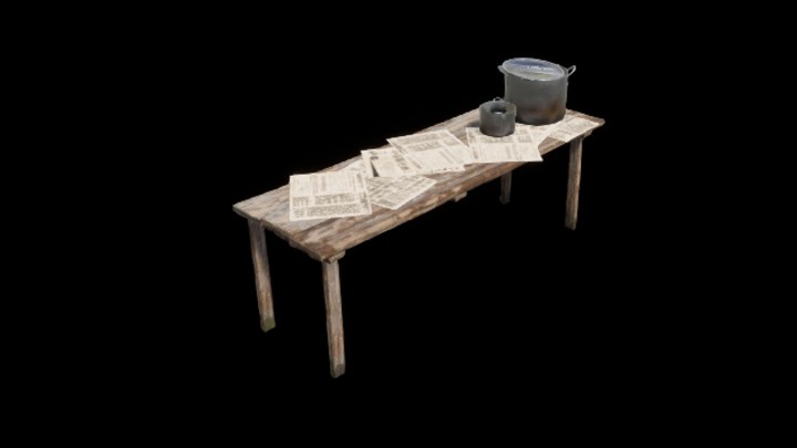 UE项目资源_模型资源_桌子1245