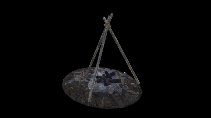 UE项目资源_模型资源_火堆046