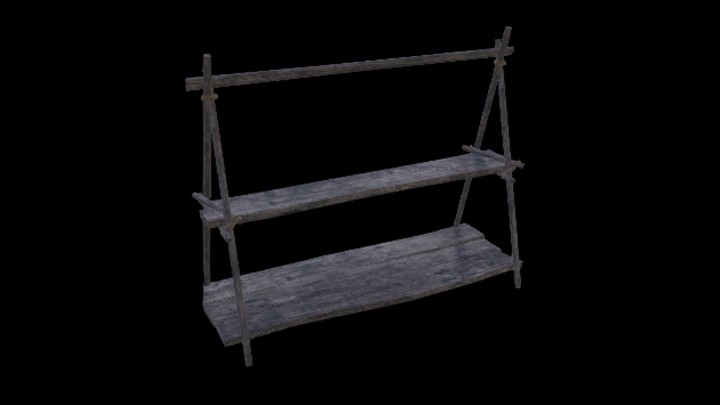 UE项目资源_模型资源_物品架003