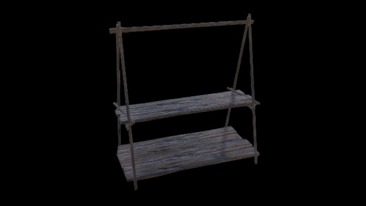 UE项目资源_模型资源_物品架004