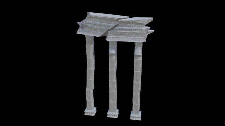 UE项目资源_模型资源_石柱277