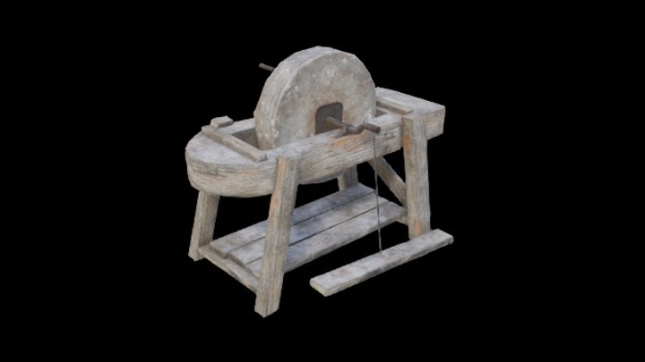 UE项目资源_模型资源_石磨009