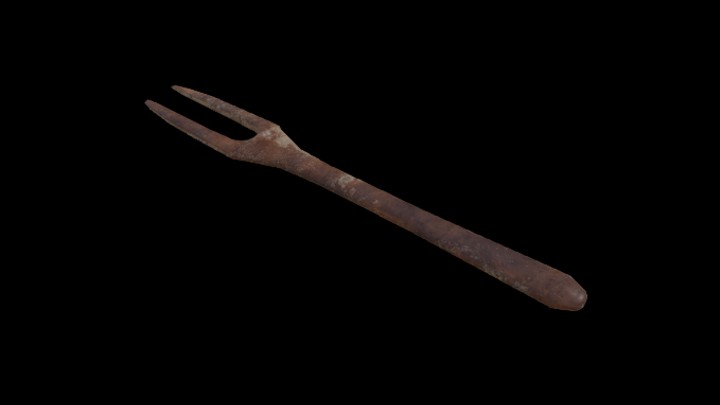 UE项目资源_模型资源_粘土叉子001