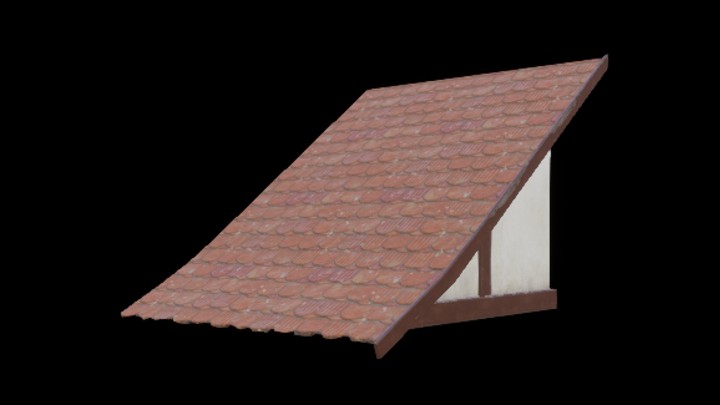 UE项目资源_模型资源_红墙瓦017