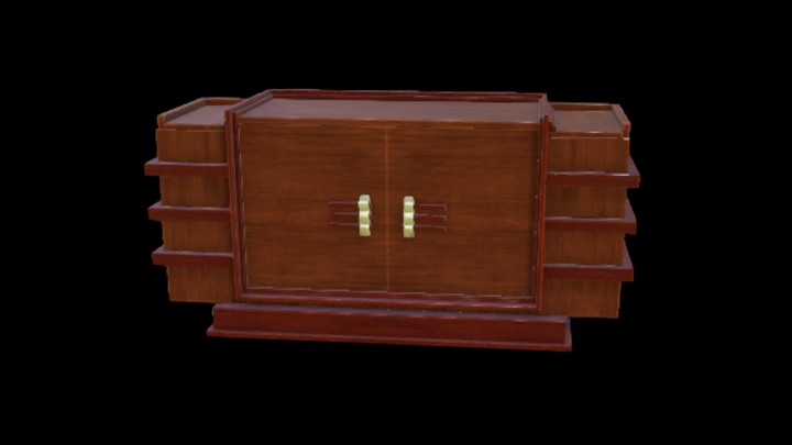 UE项目资源_模型资源_红桌002