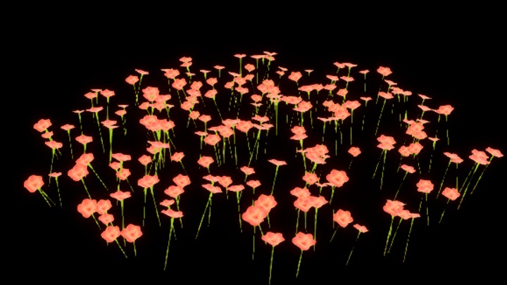 UE项目资源_模型资源_花丛027