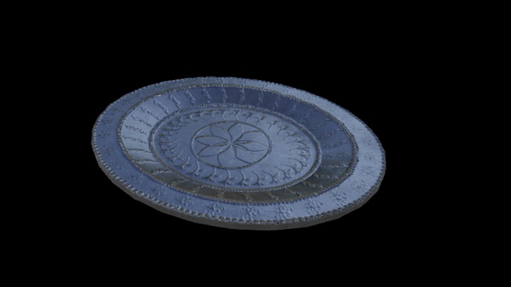 UE项目资源_模型资源_银质盘子002