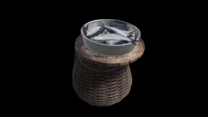 UE项目资源_模型资源_鱼篓003