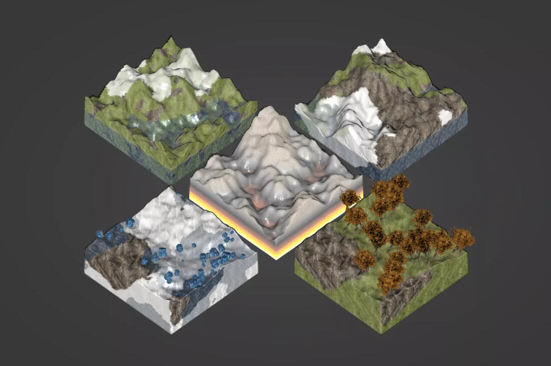 Voxelica – Voxel Engine v1.9.9.1地形